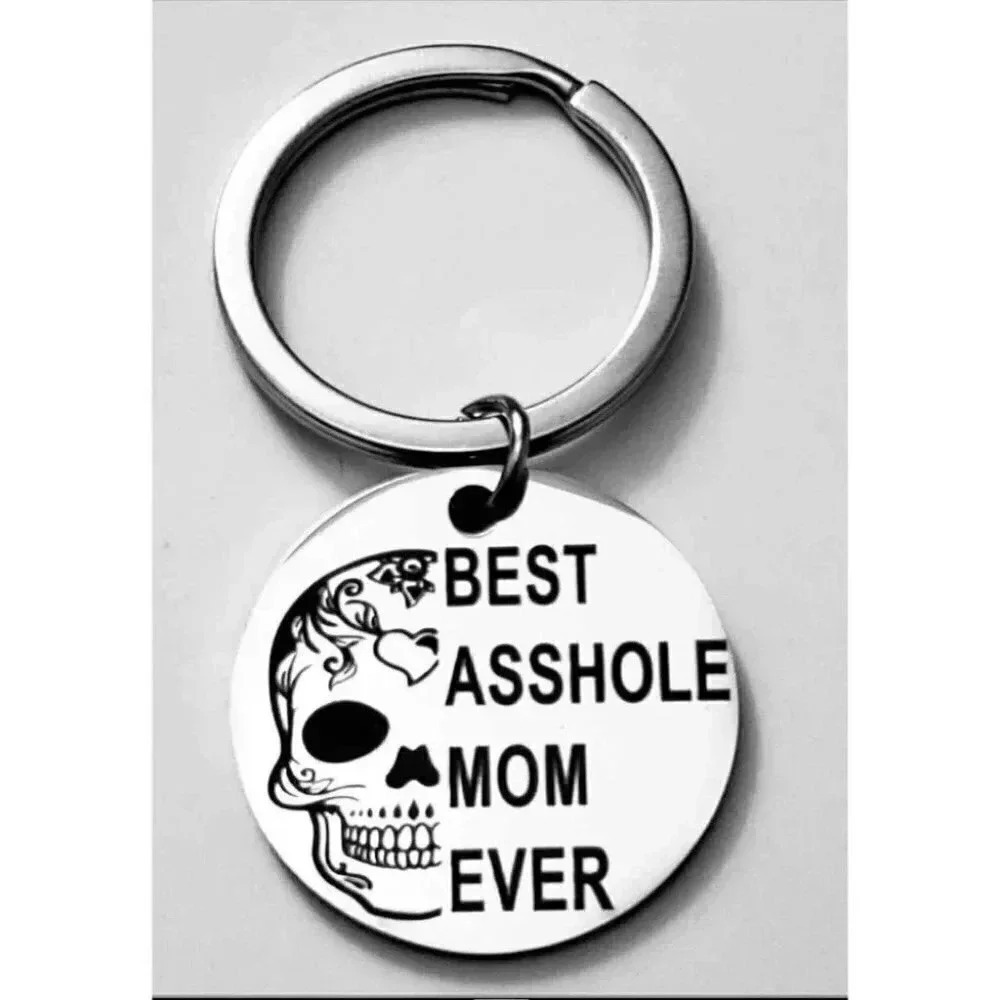 Best Mom Ever Stainless Steel Keychain